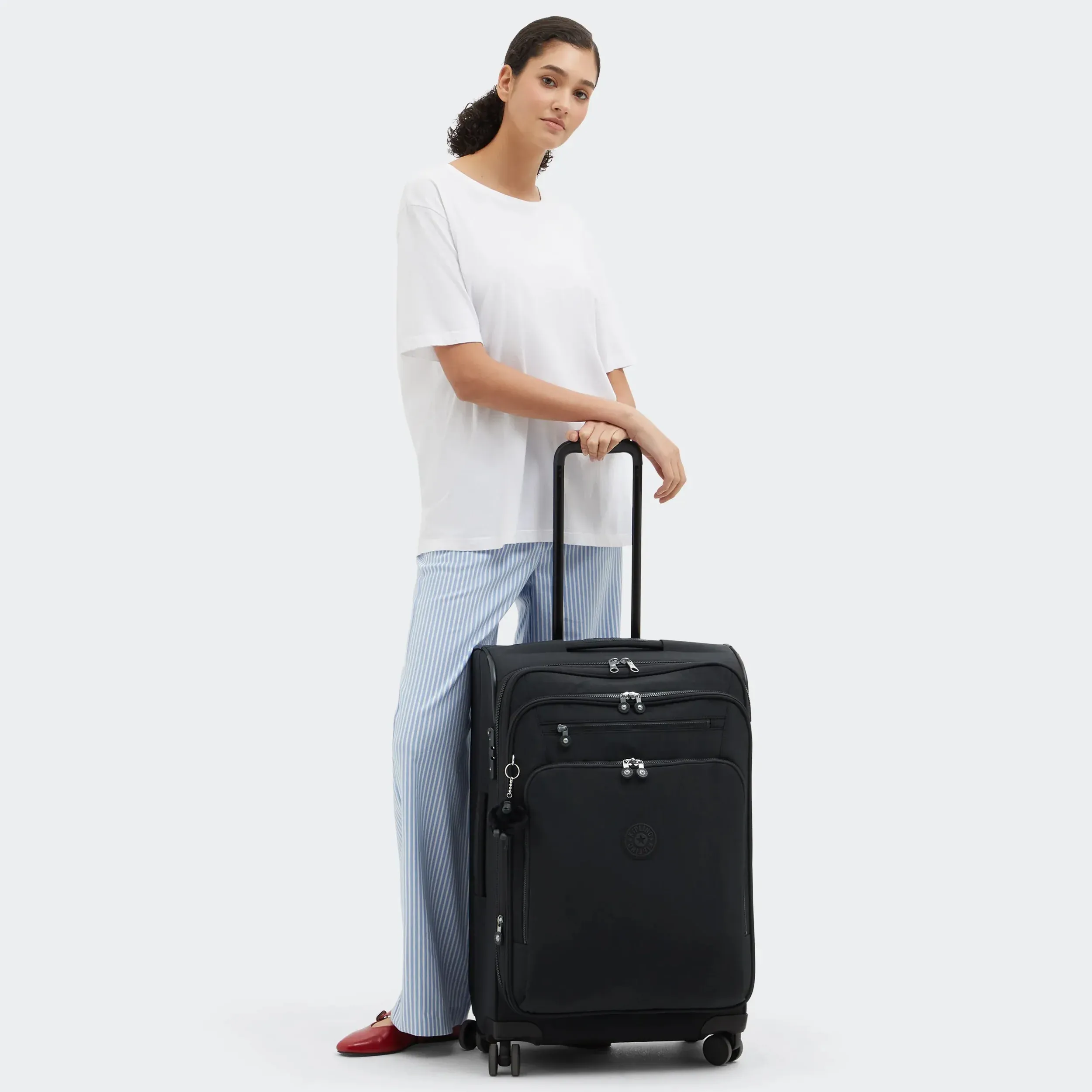Mala de Viagem com Rodas 4 Rodas Impressa Medium Youri Spin
