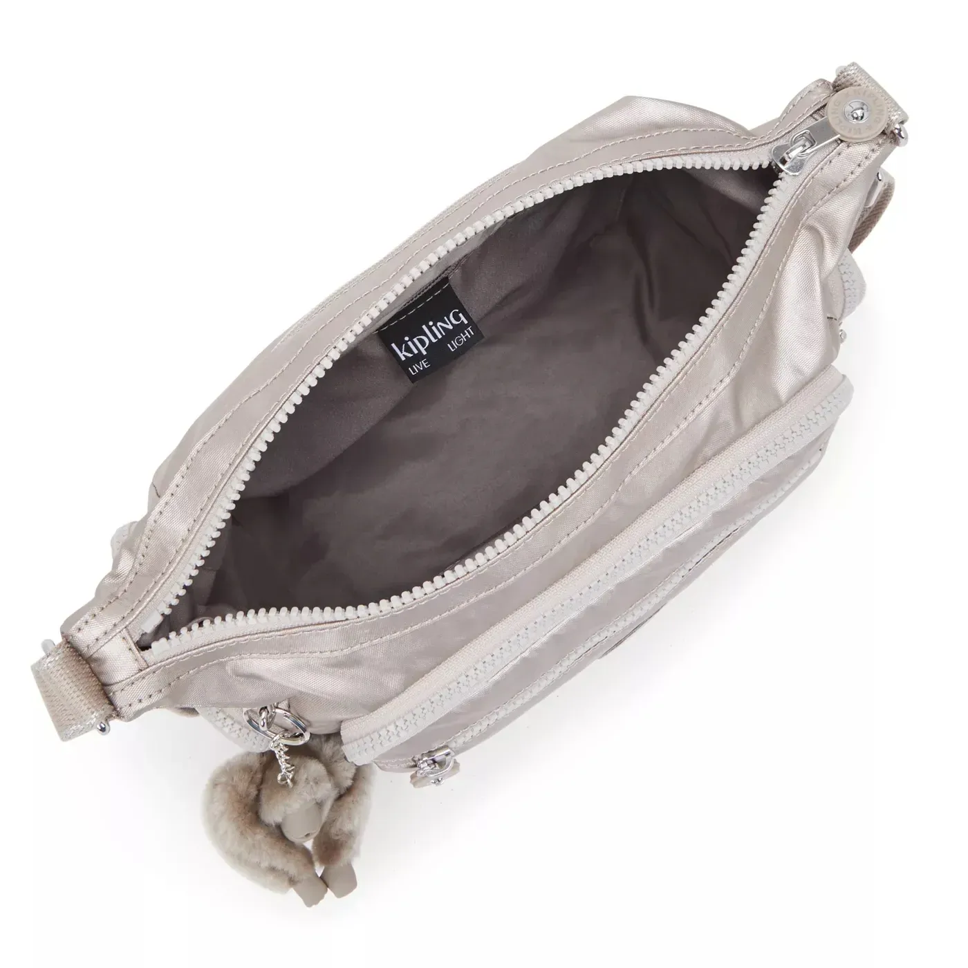 Bolsa de Ombro Pequena Gabbie Metalizada