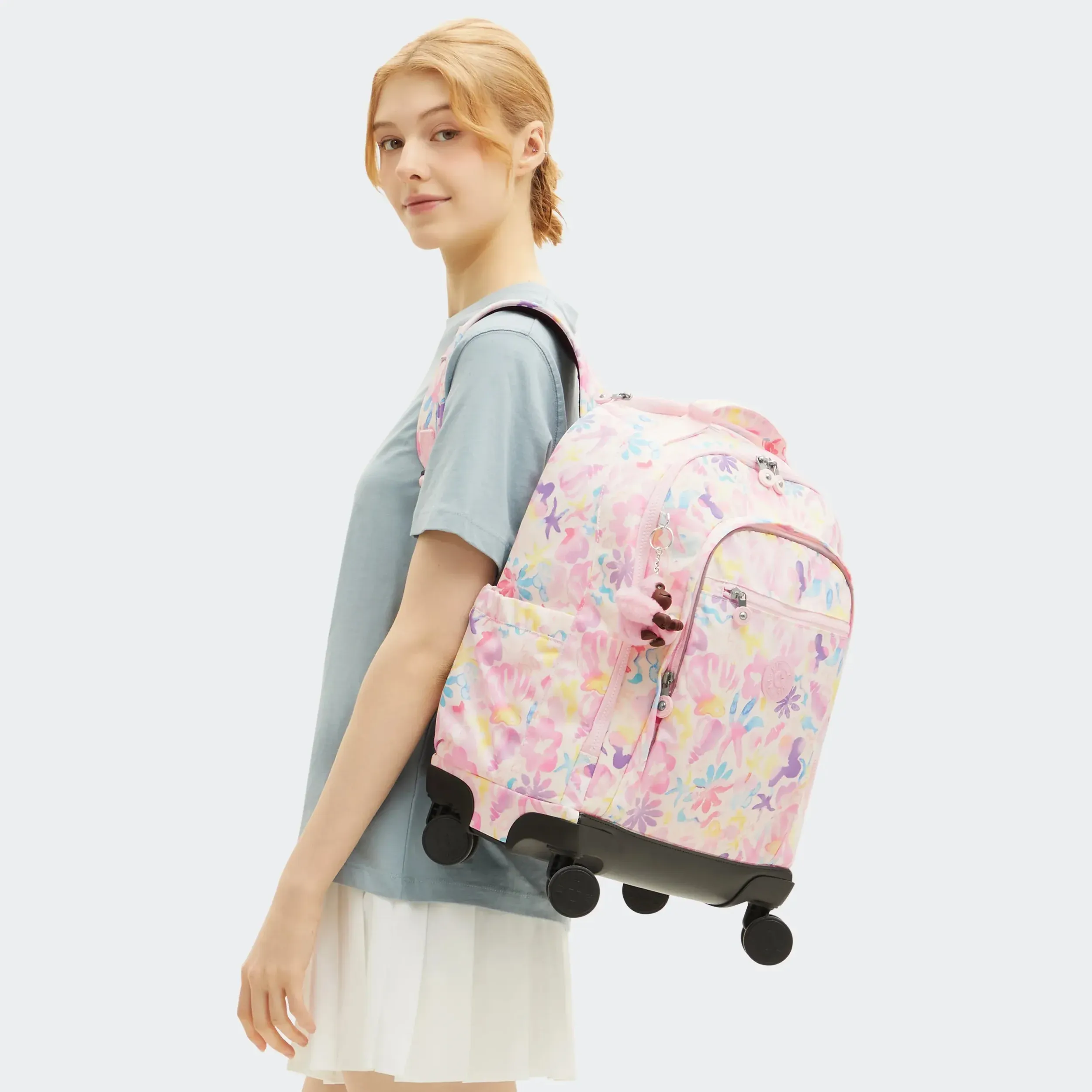 Nova Mochila Rolante de 15" com Estampa Zea